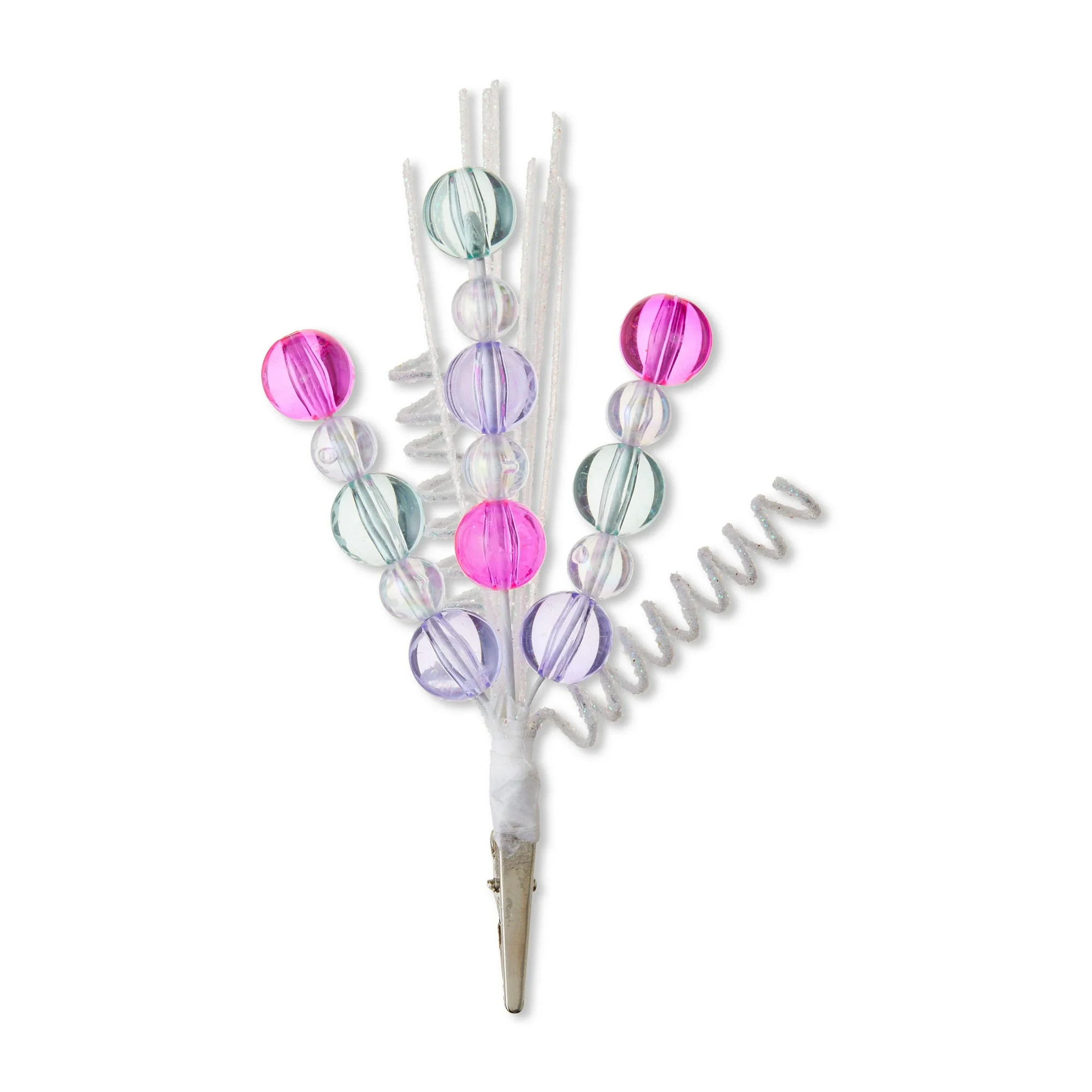 Crystal Mini Christmas Clip Ornament, Pink, 5.75", by Holiday Time | Walmart (US)