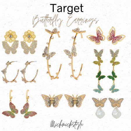 Butterfly earrings for spring and summer 

Resort wear. Vacation outfit. Jewelry 

#LTKxTarget #LTKfindsunder50 #LTKswim
