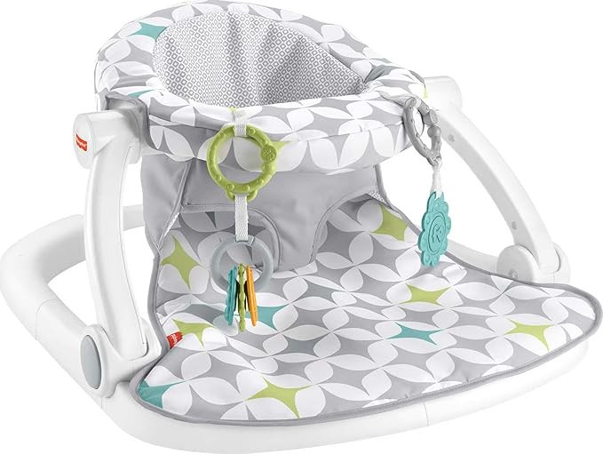 Fisher-Price Portable Baby Chair with BPA-Free Teether and Clacker Baby Toy, Sit-Me-Up Floor Seat... | Amazon (US)