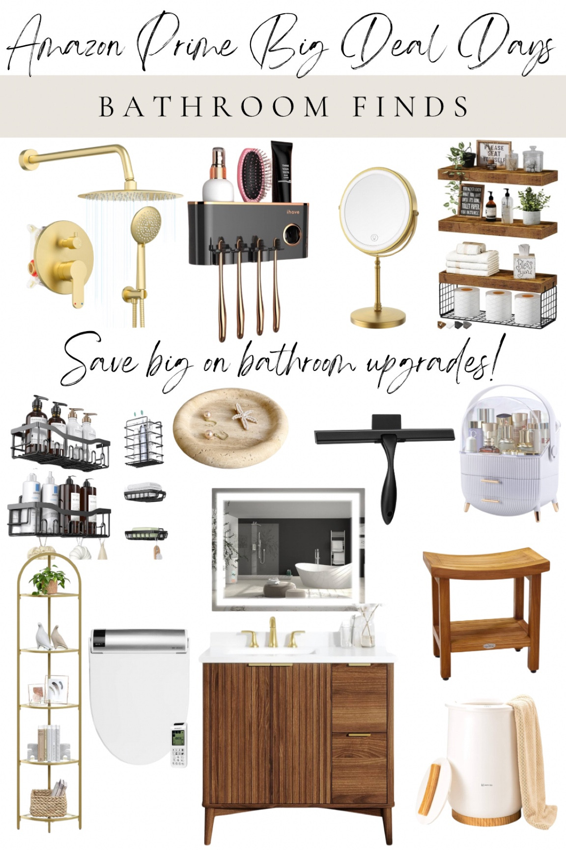 Save big on bathroom upgrades during Amazon Prime Day!

#LTKxPrimeDay #LTKSaleAlert #LTKHome