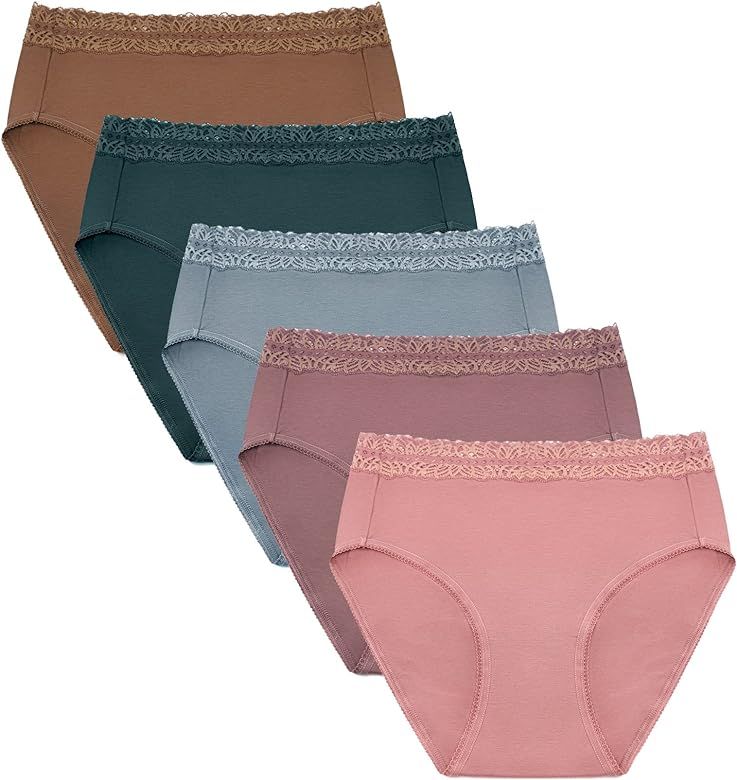 Kindred Bravely High Waist Postpartum Underwear & C-Section Recovery Maternity Panties 5 Pack | Amazon (US)