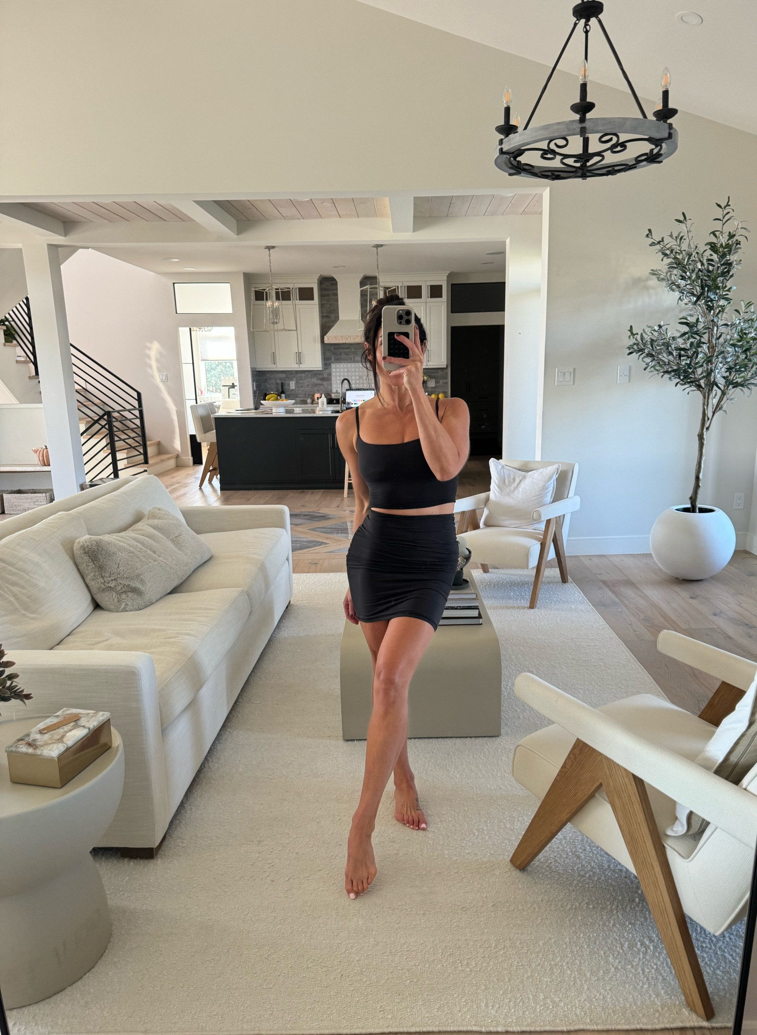 Fall Outfit black skirt and black top on sale now 🖤 I love this set with a denim jacket and boots for fall 

#LTKStyleTip #LTKFallSale