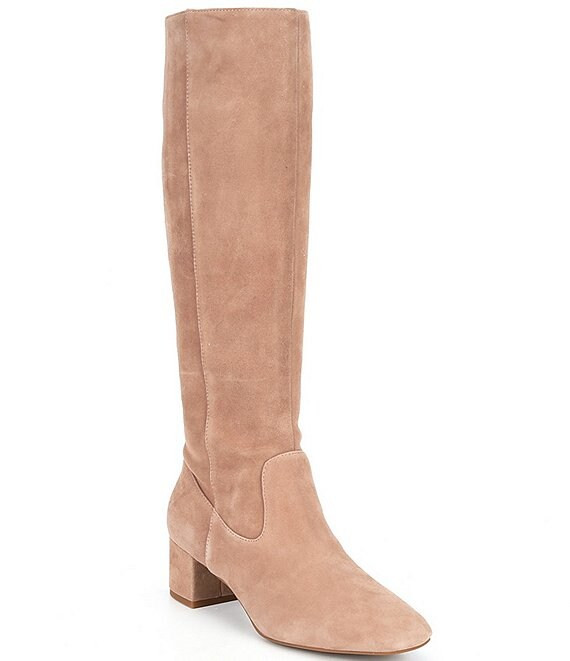 Prizelle Tall Shaft Suede Boots | Dillards