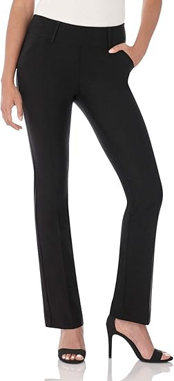 Rekucci Women's Ease into Comfort Classic Bootcut Pant w/Tummy Control | Amazon (US)