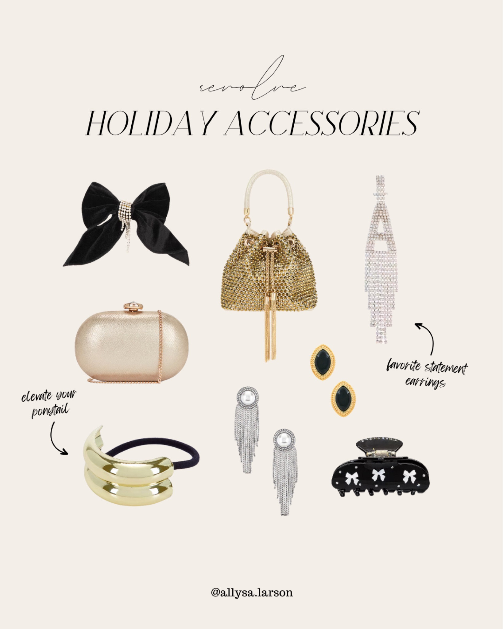 Some of my favorite holiday accessories from revolve 

#LTKStyleTip #LTKSeasonal #LTKHoliday