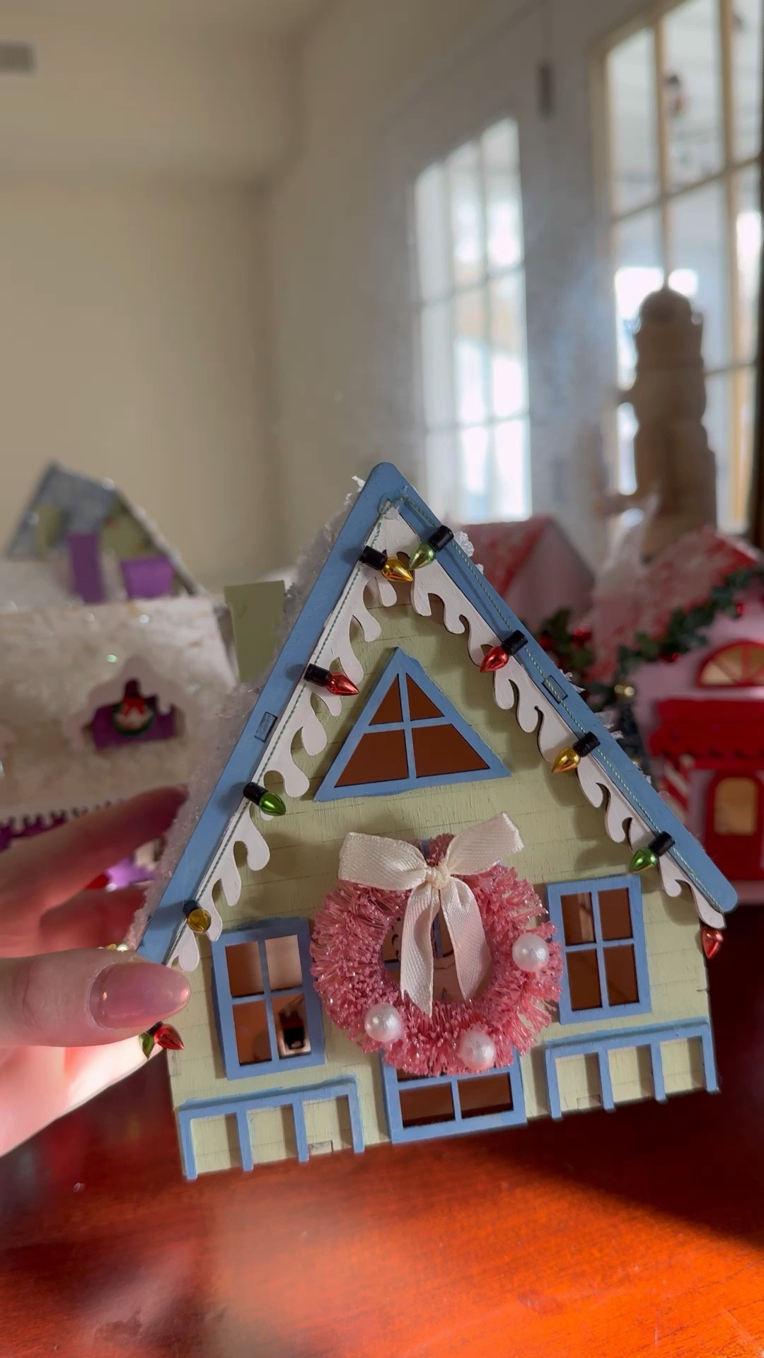 DIY Christmas village houses 🎄☃️🤍

#LTKHome #LTKHoliday #LTKSeasonal