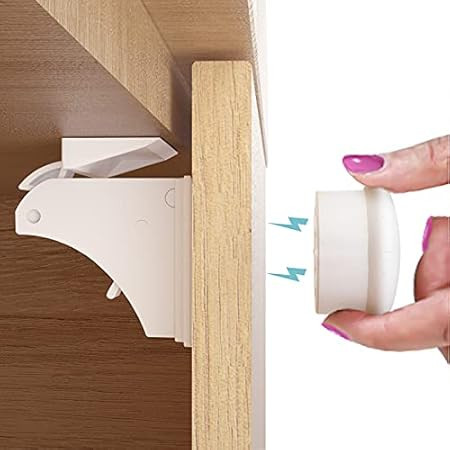 Baby Proofing Magnetic Cabinet Locks BALFER Child Safety Lock for Drawer Cupboard Closet (16 Locks + | Amazon (CA)