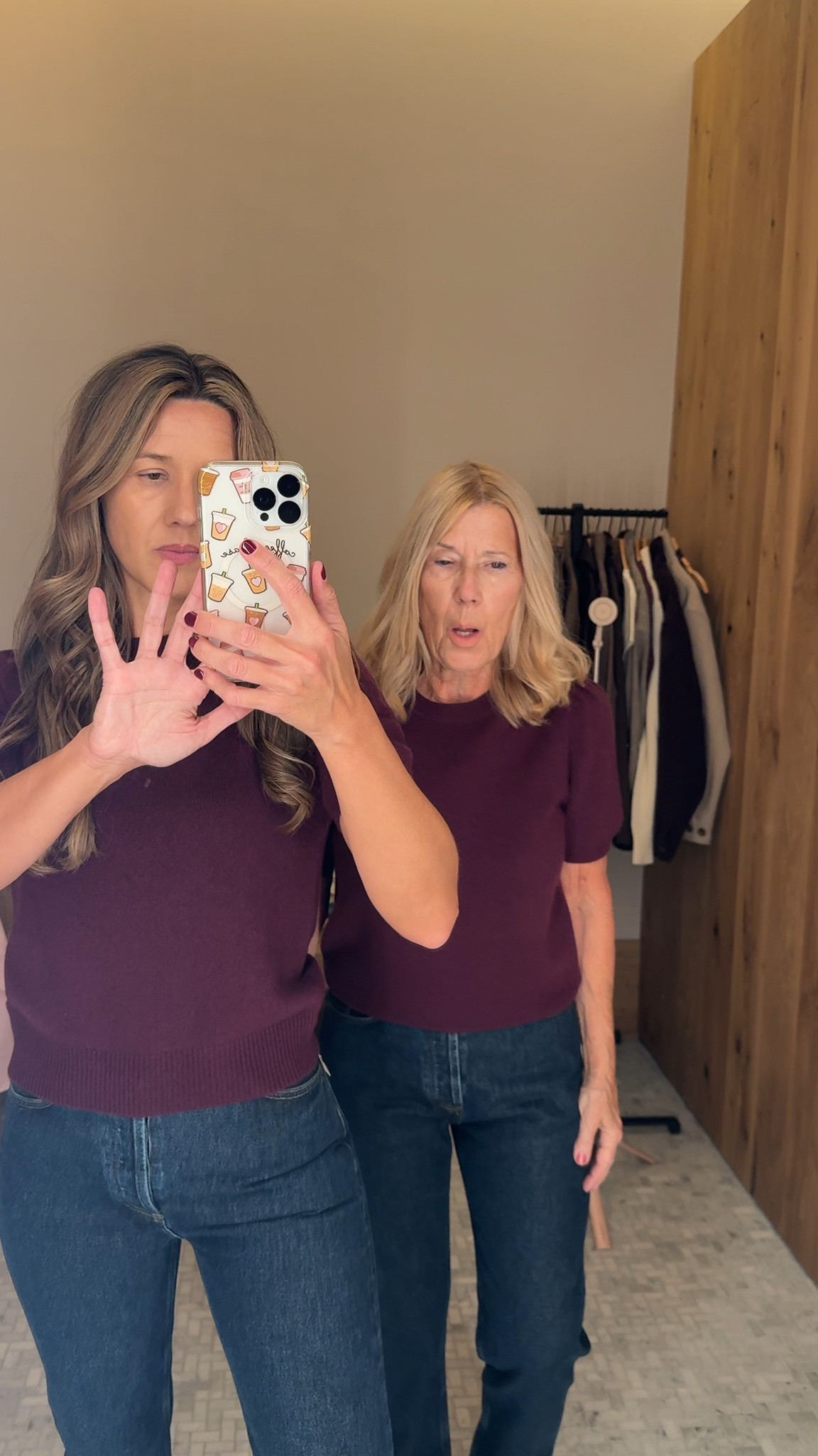 SHOPPING WITH MOM AT ARITZIA
FULL TRY ON HAUL IS UP ON MY YOUTUBE CHANNEL!!

Mom and I are both wearing small in the sweater tee (cashmere). Same jeans but Im in 26 a mom is in 27 (she also had to roll them).

fall outfits women over 50, date night outfits, fall, outfits, fall outfits, casual, fall fashion hauls, outfit ideas 

 #LTKvlog #LTKSeasonal #LTKOver40