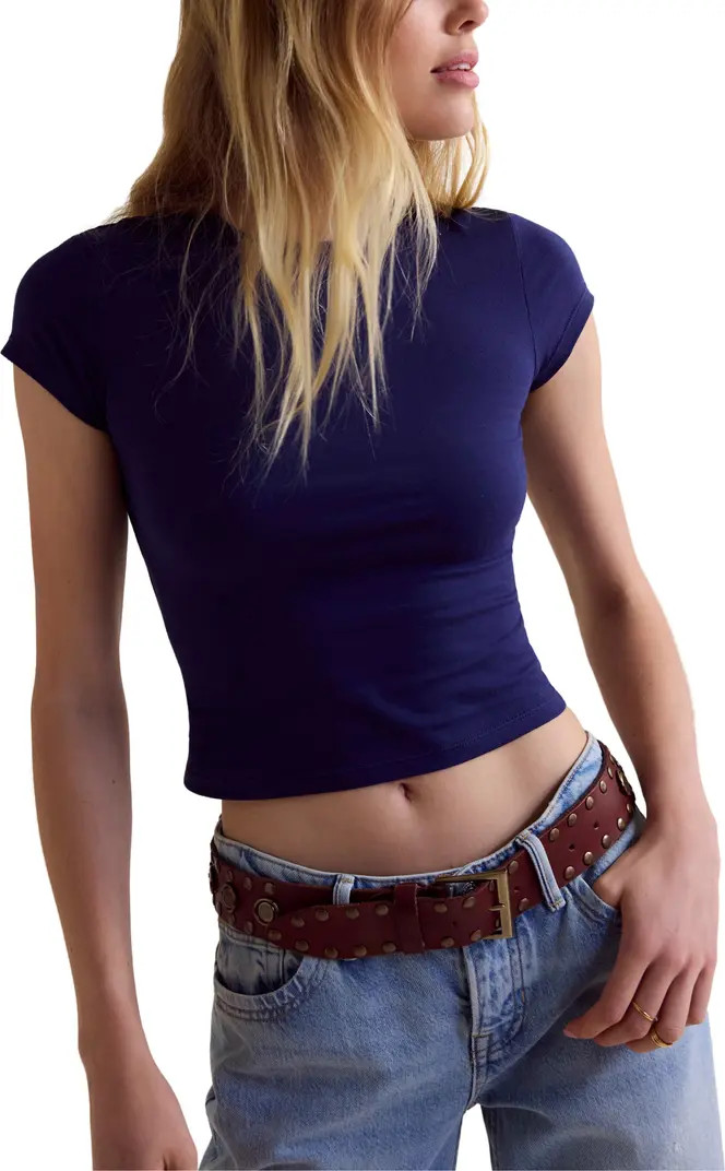 Free People Morning Pages Crop Baby T-Shirt | Nordstrom | Nordstrom