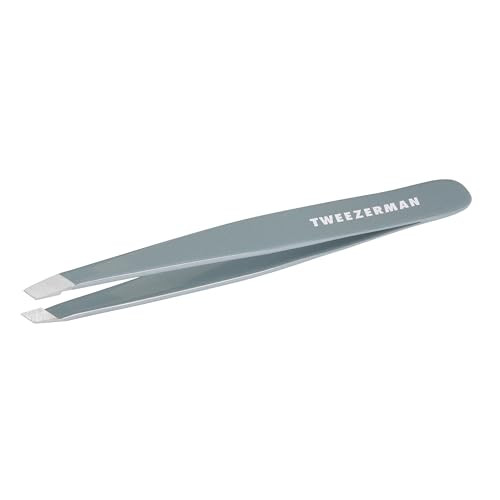 Tweezerman Exclusive Mist Blue Slant Tweezer - Hair Removal Tweezers, Stainless Steel | Amazon (US)