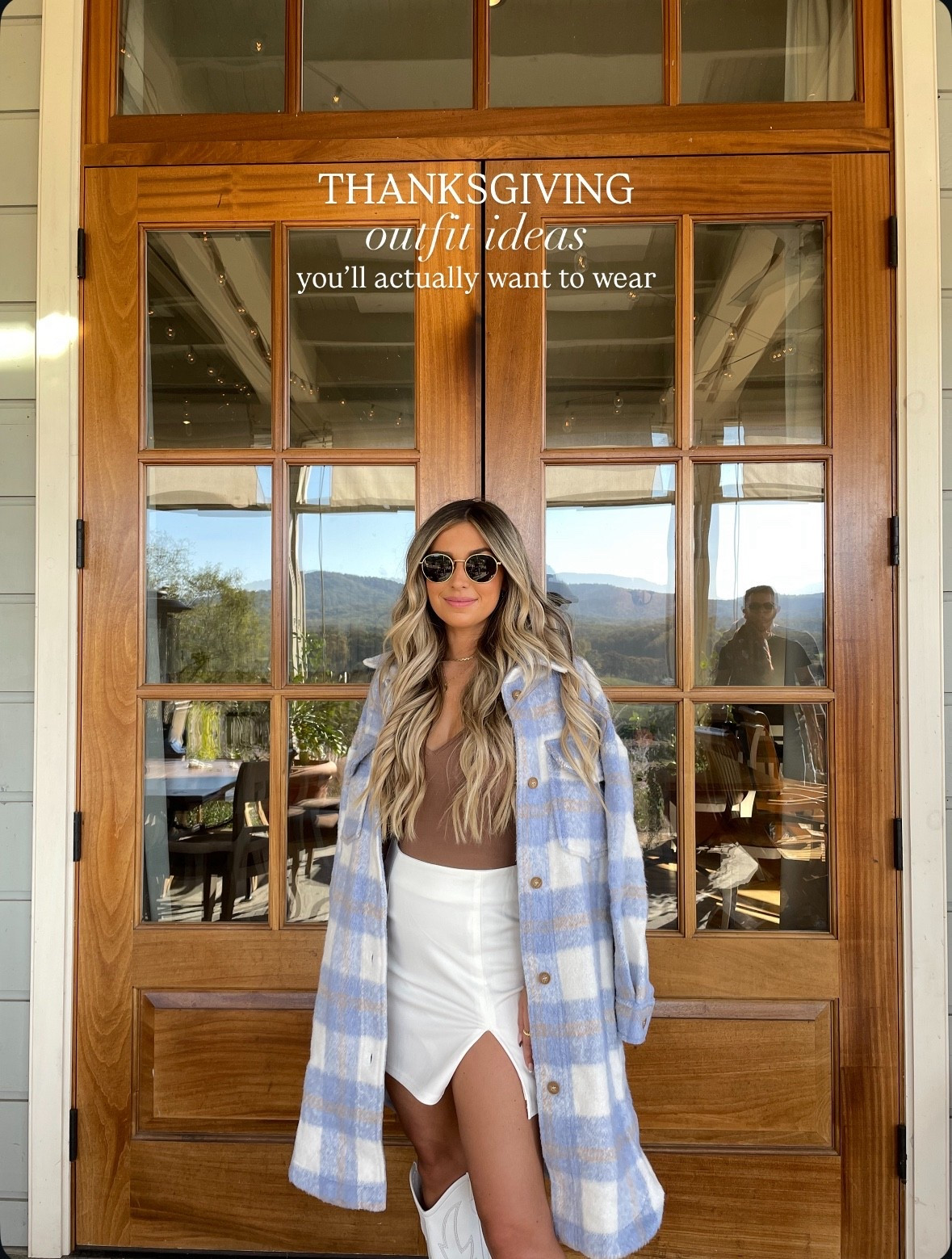 Thanksgiving outfit idea 🍂🥐🤎

#LTKSeasonal #LTKFindsUnder100 #LTKFindsUnder50