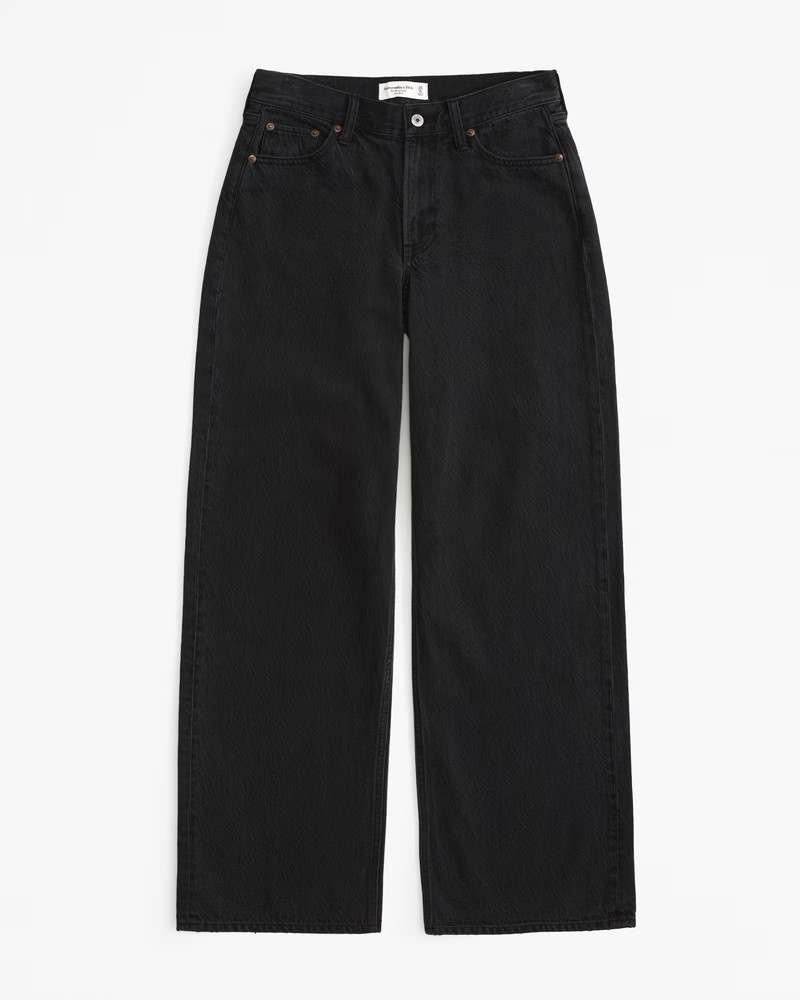Women's Curve Love Low Rise Ultra Loose Jean | Women's Bottoms | Abercrombie.com | Abercrombie & Fitch (US)