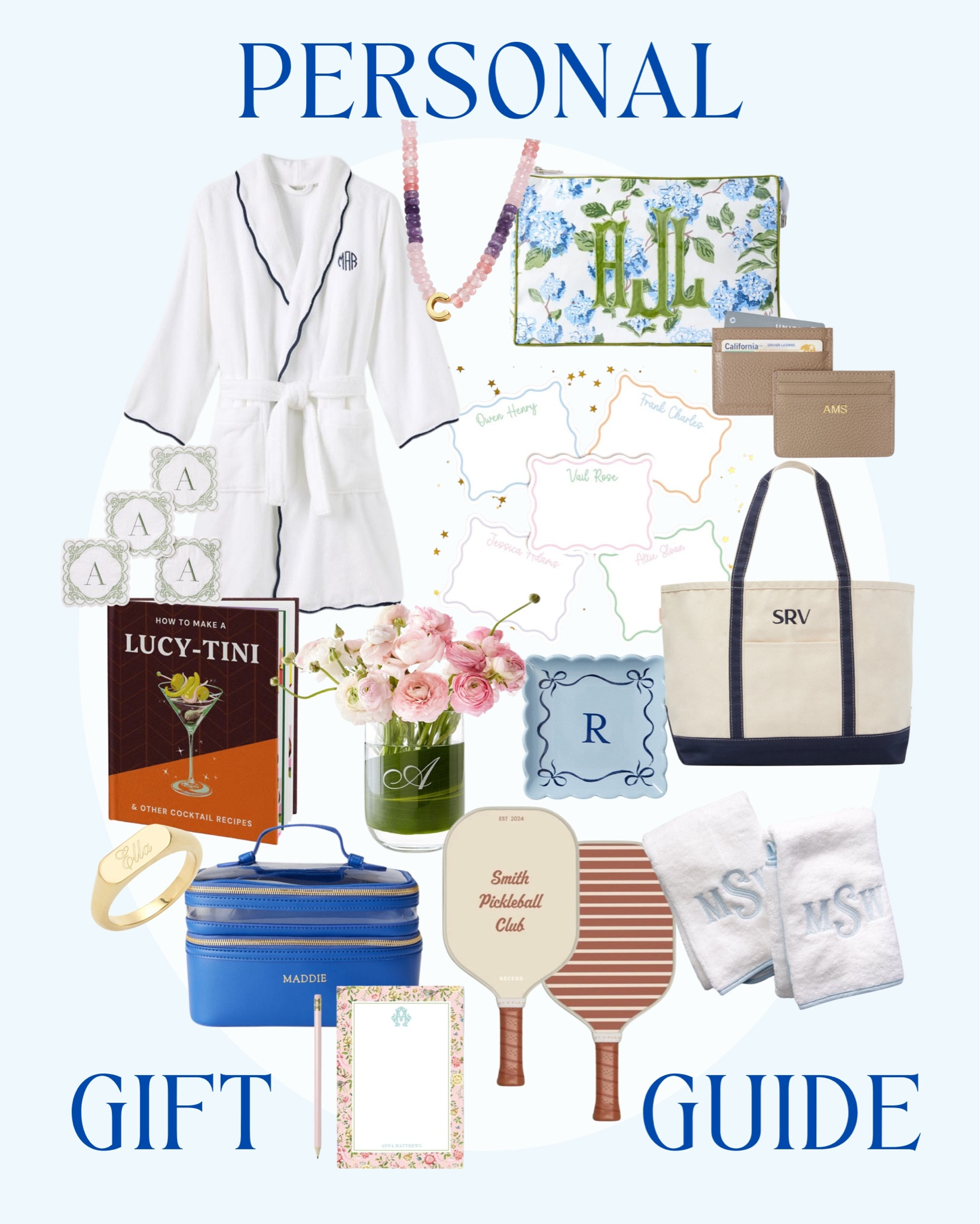 PERSONAL + CUSTOM GIFT GUIDE!

Making things custom is always one of my favorite touches when it comes to gift-giving! Go the extra mile and make things custom. 🫶🏻

#etsyfinds #giftguide #wishlist #giftsforher #ceramics #christmaslist #christmasgiftideas #customgifts #monogram

#LTKGiftGuide #LTKSeasonal #LTKHoliday