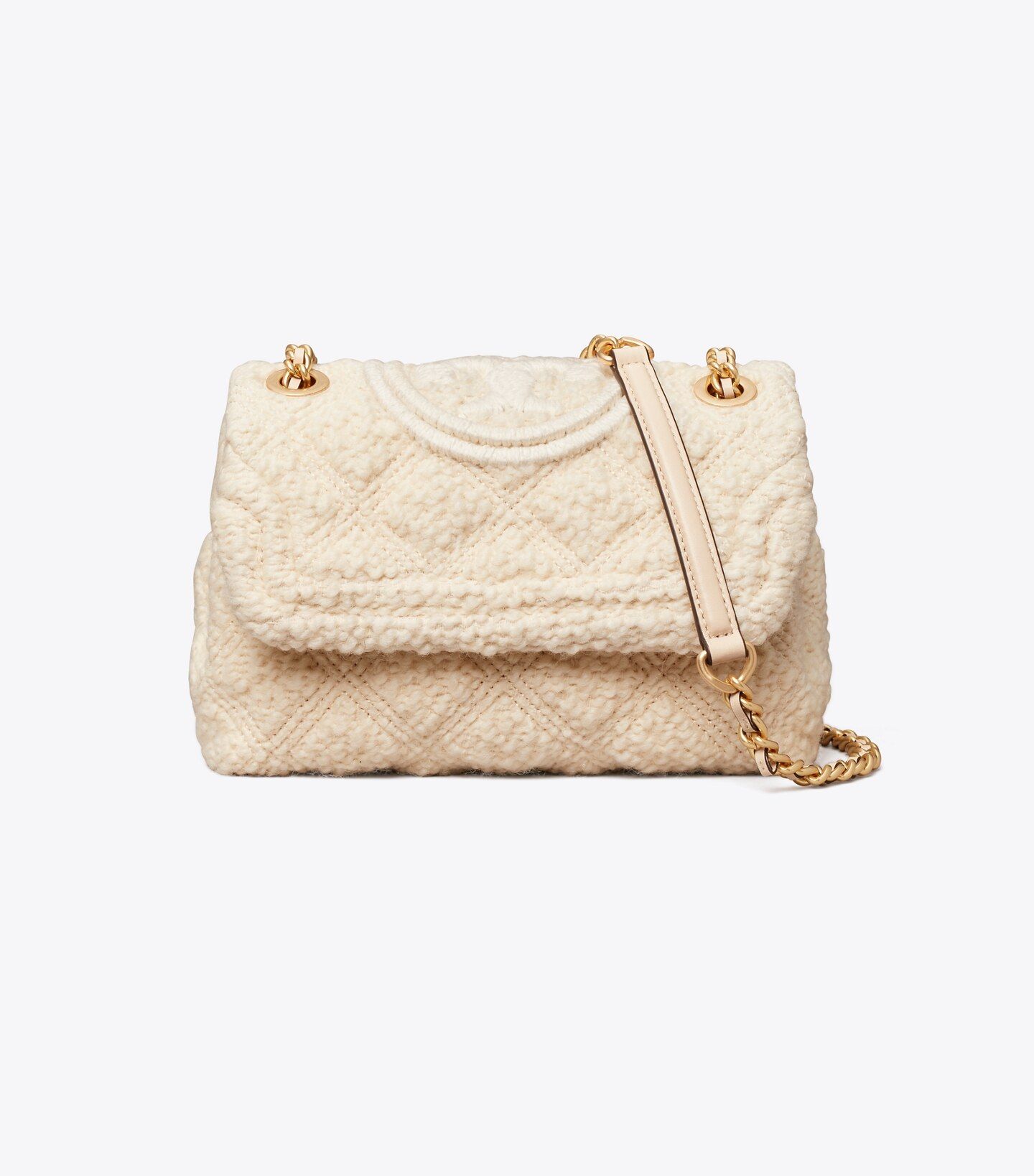 FLEMING SOFT BOUCLÉ SMALL CONVERTIBLE SHOULDER BAG | Tory Burch (US)