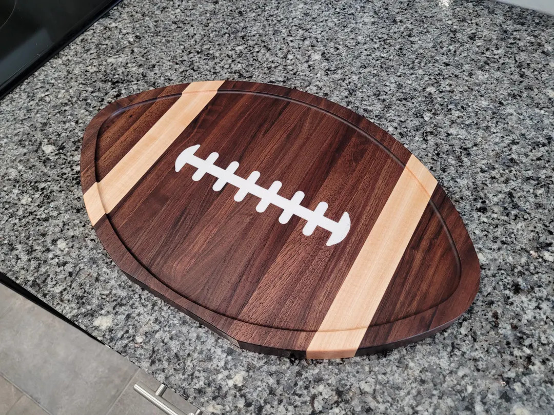 Football Cutting Board, Football Charcuterie Board, Personalized Cutting Board - Etsy | Etsy (US)