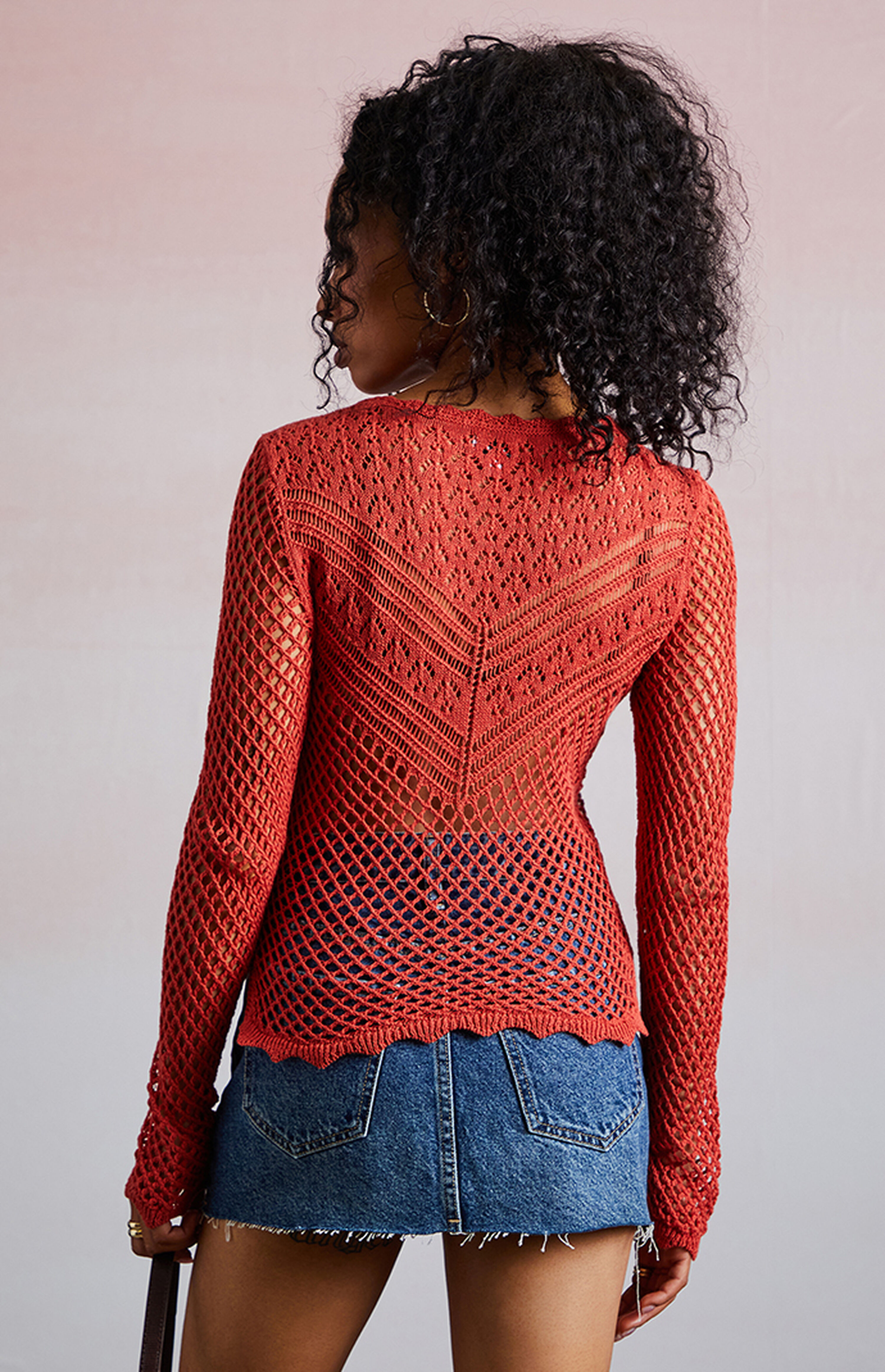Third Charm Amber Crochet Top | PacSun