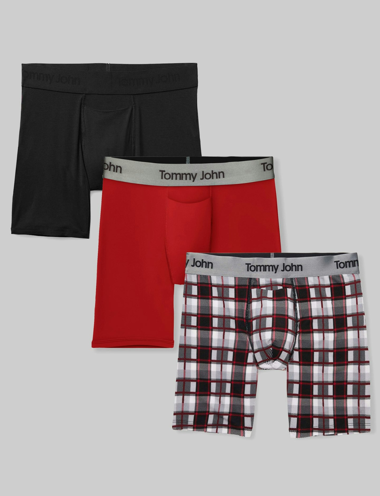 Second Skin Mid-Length Boxer Brief 6" (3-Pack) | Tommy John