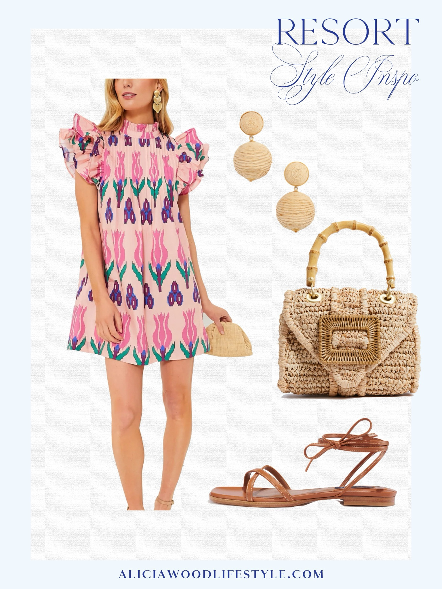 Resort wear is out so if you have a warm weather getaway coming up or simply shopping to add a few new things to your wardrobe, take a peek at all of the options I’ve rounded up for you 💖

Tuckernuck radia earrings
Pamela Munson handbag
Margaux wrap sandal 
Tuckernuck dress   

#LTKstyletip #LTKSeasonal #LTKover40