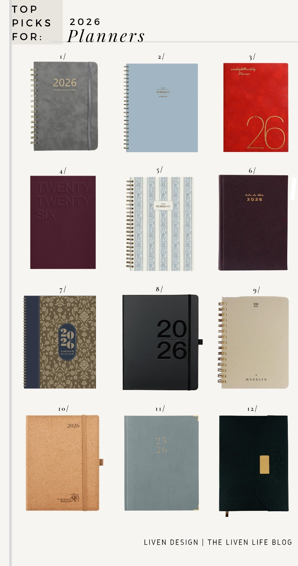 New year planner. 2026 planner. Leather planner. Weekly planner. Daily planner. Agenda. Wfh. Productivity. To do list. 

#LTKSeasonal #LTKFindsUnder50 #LTKselfcare