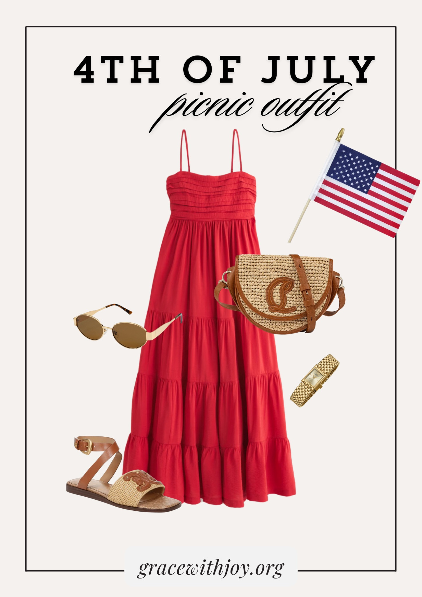 A simple red dress can be transformed into a patriotic outfit! Opt for this classy midi dress. 

#LTKSeasonal #LTKStyleTip #LTKFindsUnder50