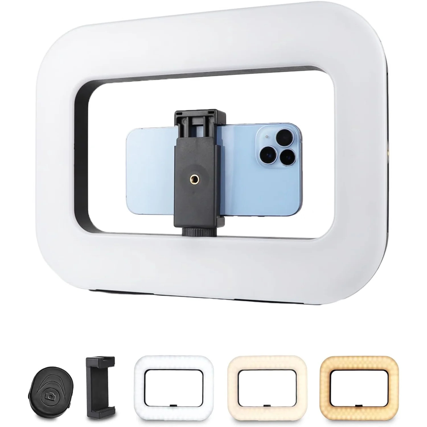 Smartphone Video Rig with Light, Handheld Ring Selfie Light Kit, LED Mobile Video Stabilizer with... | Walmart (US)