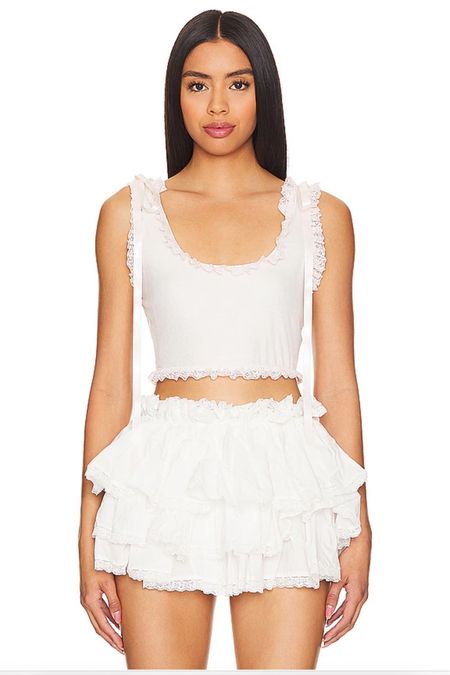 On the way to me! It says go up a size so I got the L skirt and M top 

#LTKmidsize