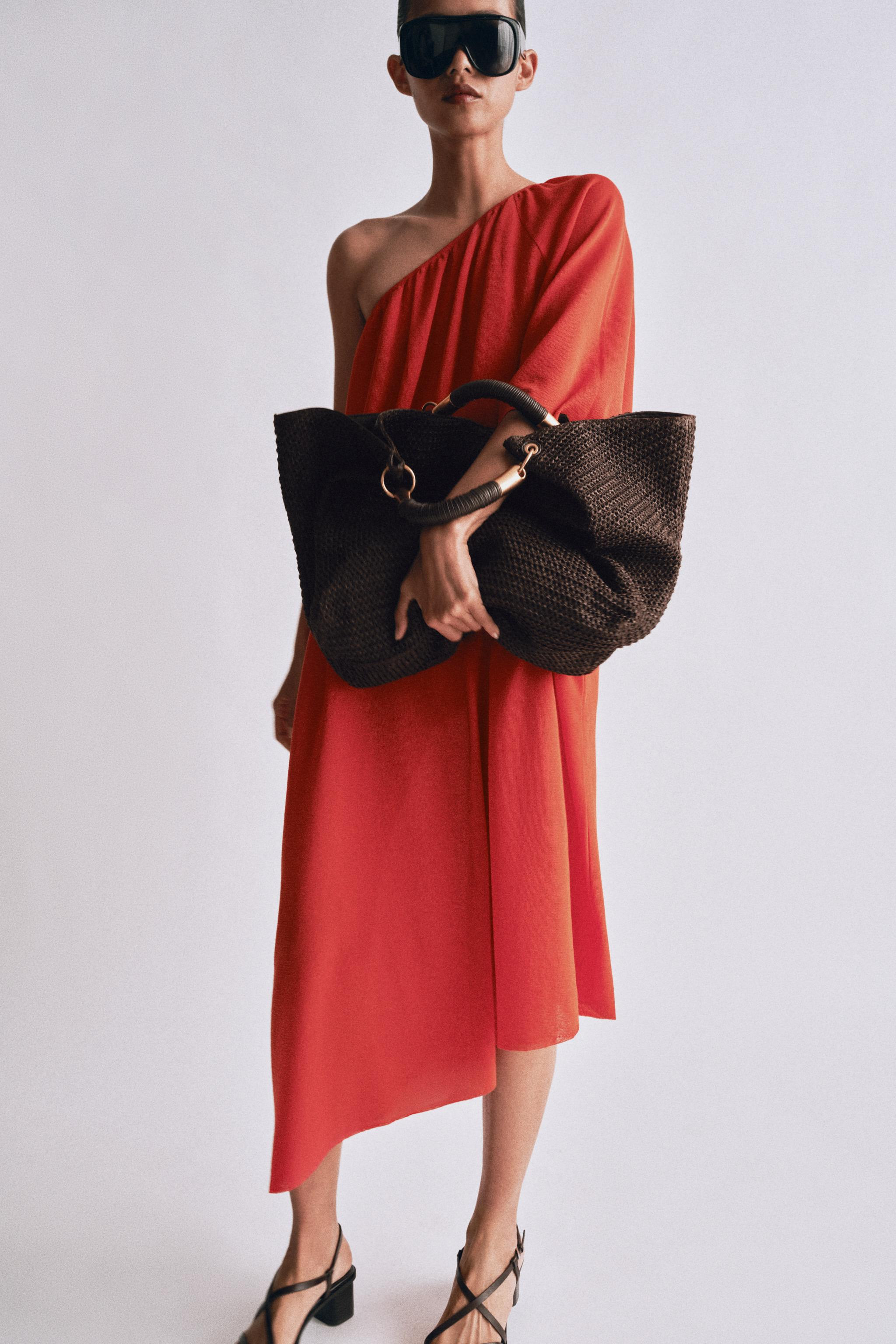 MAXI BRAIDED EFFECT HANDBAG | Zara US