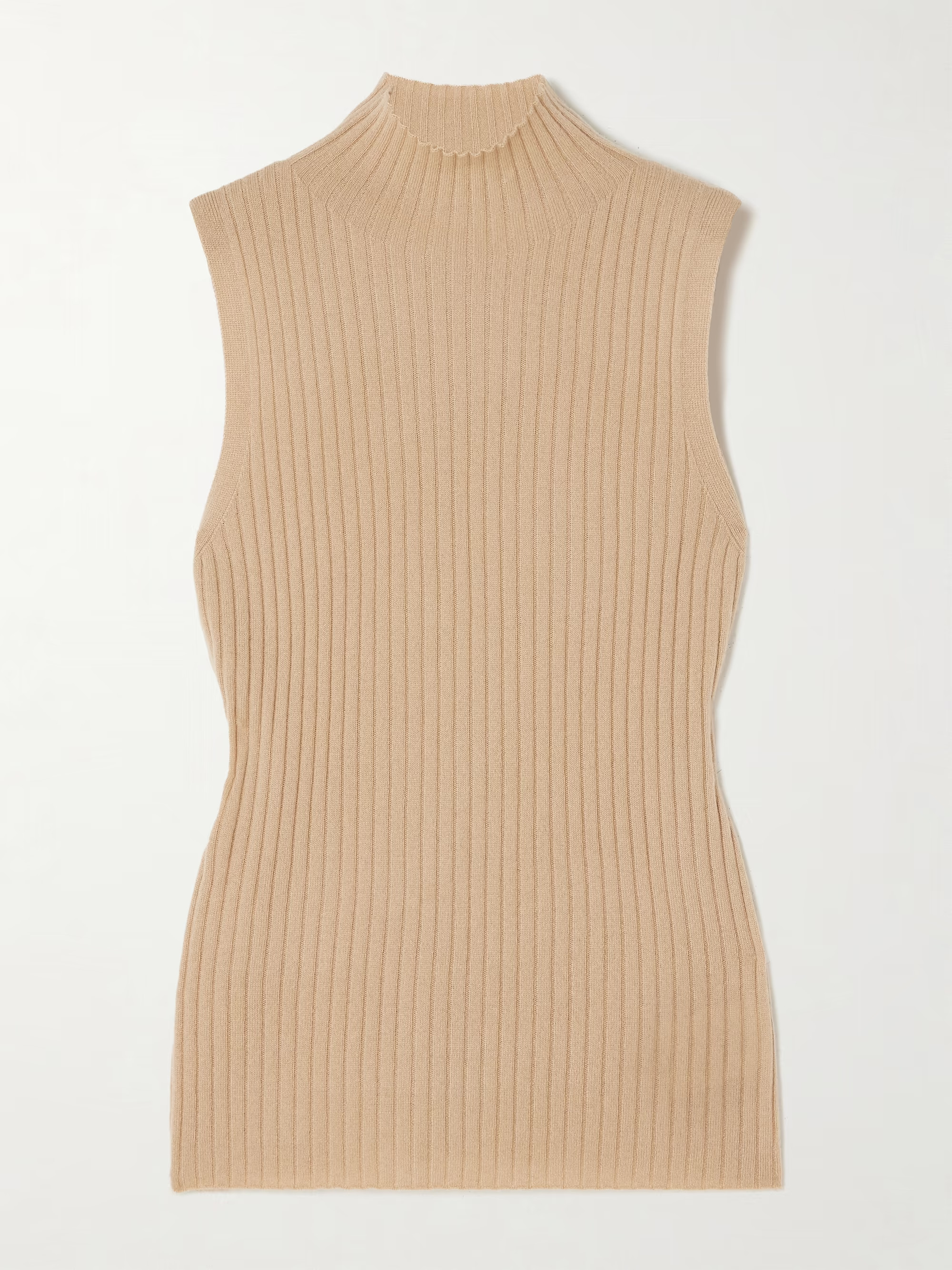 Mika ribbed cashmere turtleneck tank | NET-A-PORTER (UK & EU)