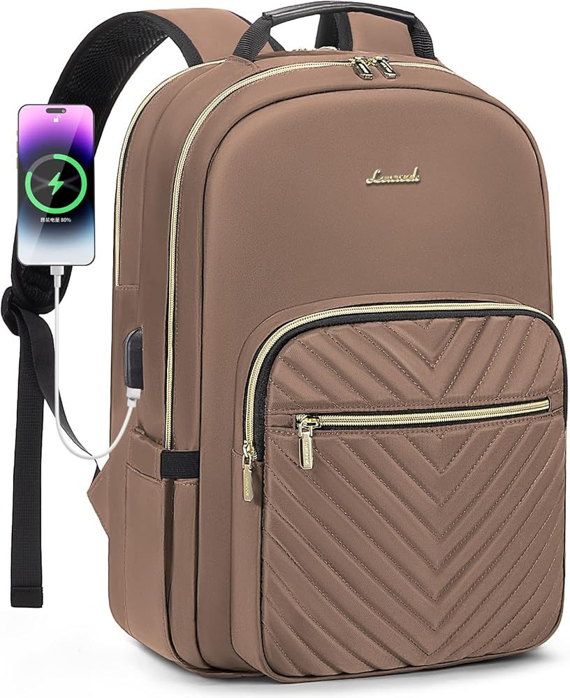 LOVEVOOK Laptop Backpack for Women 15.6 inch,Cute Womens Travel Backpack Purse,Professional Lapto... | Amazon (US)