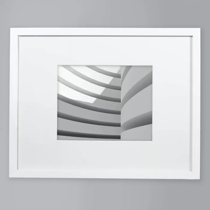 8" x 10" Matted Wood Frame White - Made By Design™ | Target