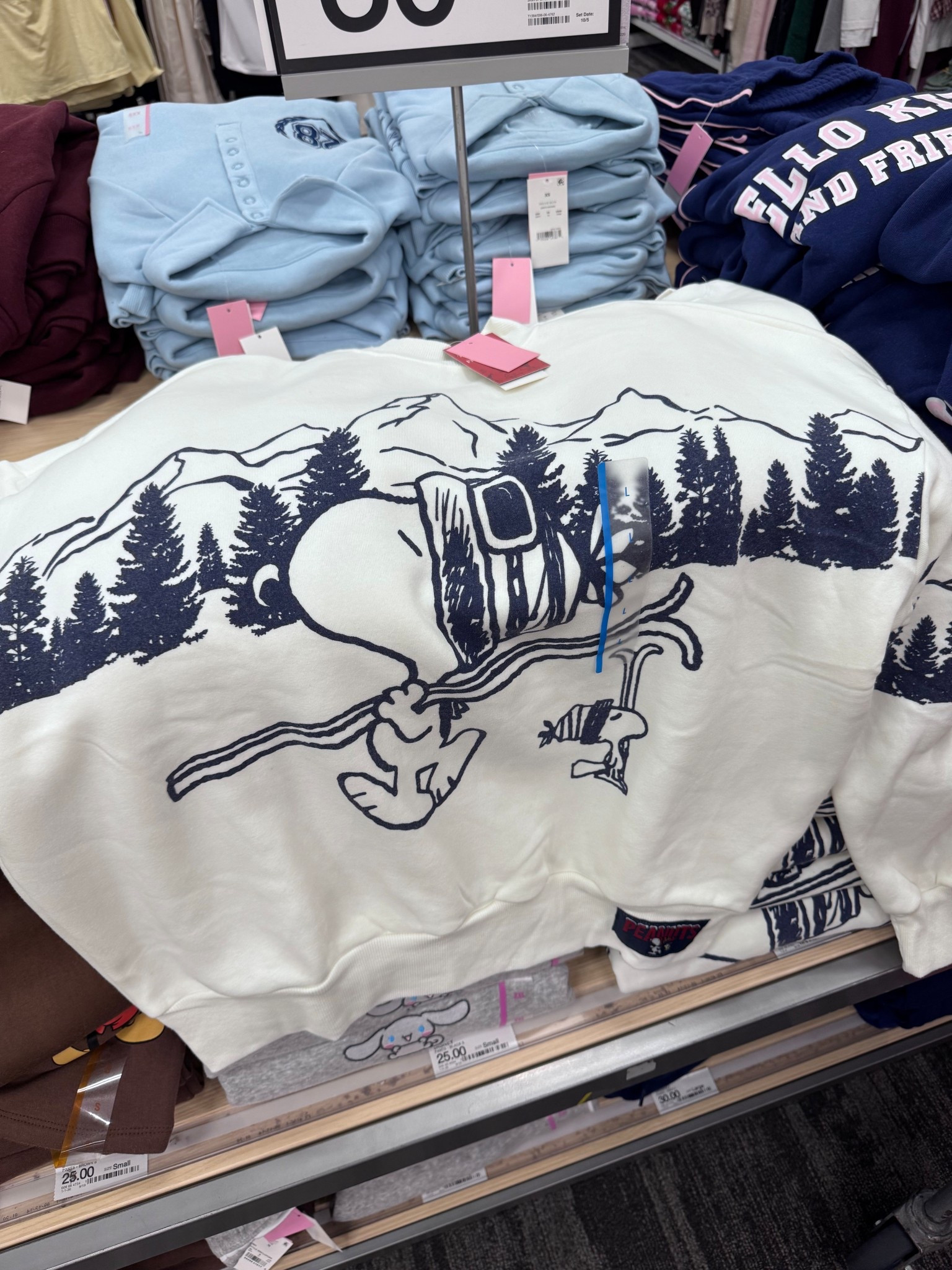 This Peanuts sweatshirt is not only cute but SUPER soft, cozy and oversized.  I ordered a size LG and its so cozy 

Peanuts apparel, dog mom, Snoopy sweatshirt, Woodstock sweatshirt, Target apparel, cozy sweatshirt #LTKTarget #peanuts #LTKSweats