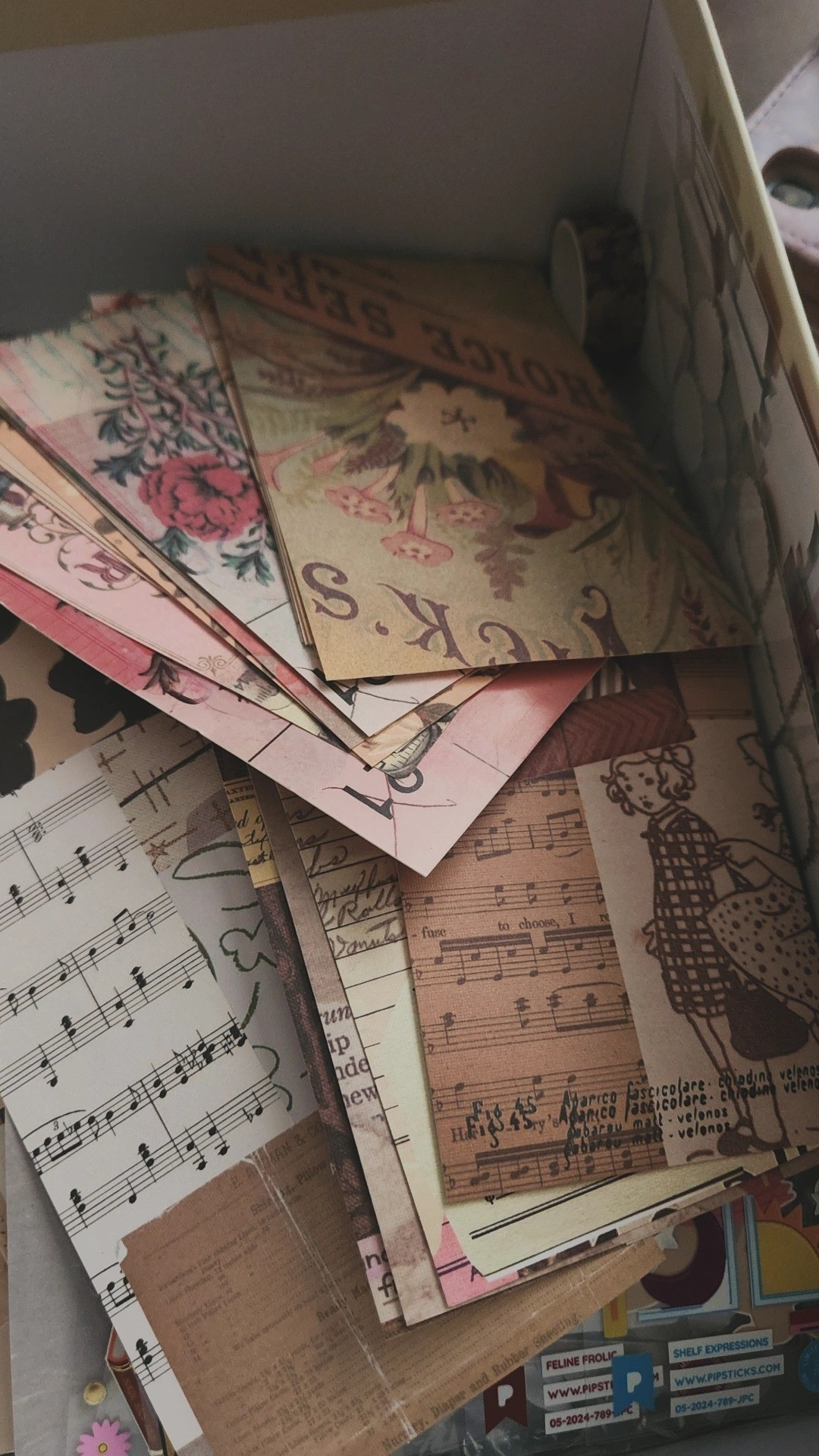 Vintage scrapbooking supplies 🤍 #scrapbooking #vintage 

#LTKstorytime