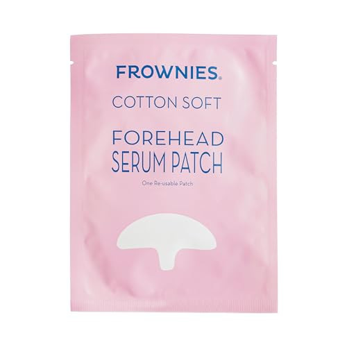 Frownies Cotton Soft Forehead Serum Patch - Serum Infused Forehead Wrinkle Patch For Fine Lines & Wrinkles - Reusable Hypoallergenic Facial Patch - Hydrating Face Mask to Plump Skin | Amazon (US)