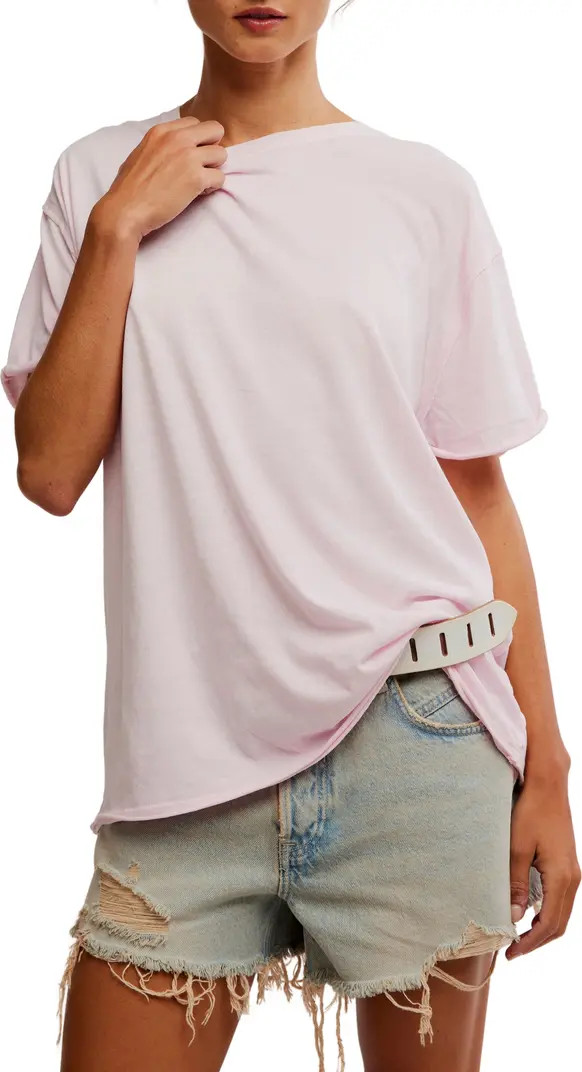 Nina Crewneck Cotton T-Shirt | Nordstrom