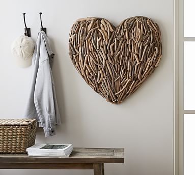 Driftwood Heart Wall Art | Pottery Barn (US)