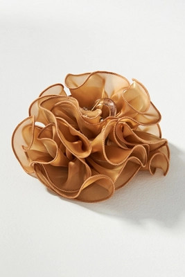 Chiffon Rosette Hair Claw Clip | Anthropologie (US)