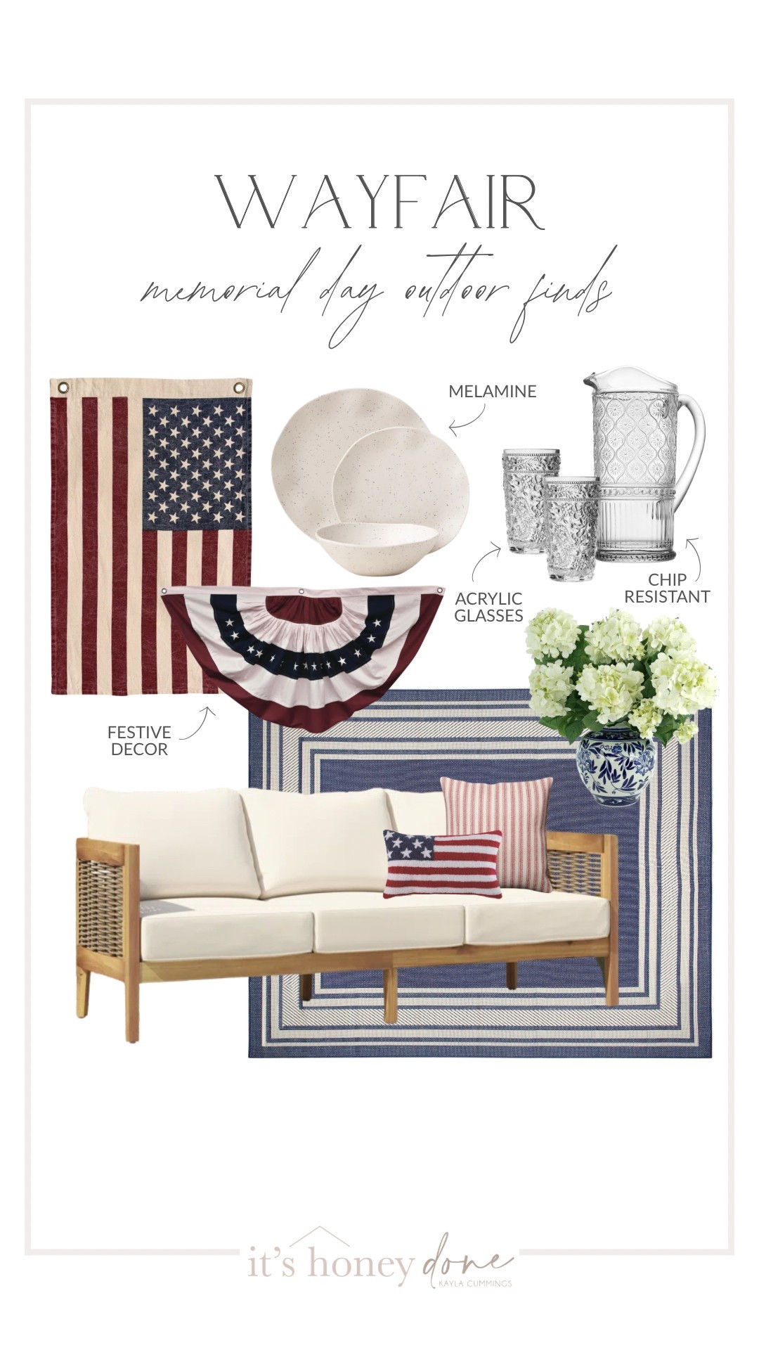 These @wayfair finds are cute and so patriotic and perfect for Memorial Day and July 4th! These are great for hosting outdoors, too, since they are unbreakable and chip-resistant!  

 #LTKSeasonal #LTKHome #LTKStyleTip