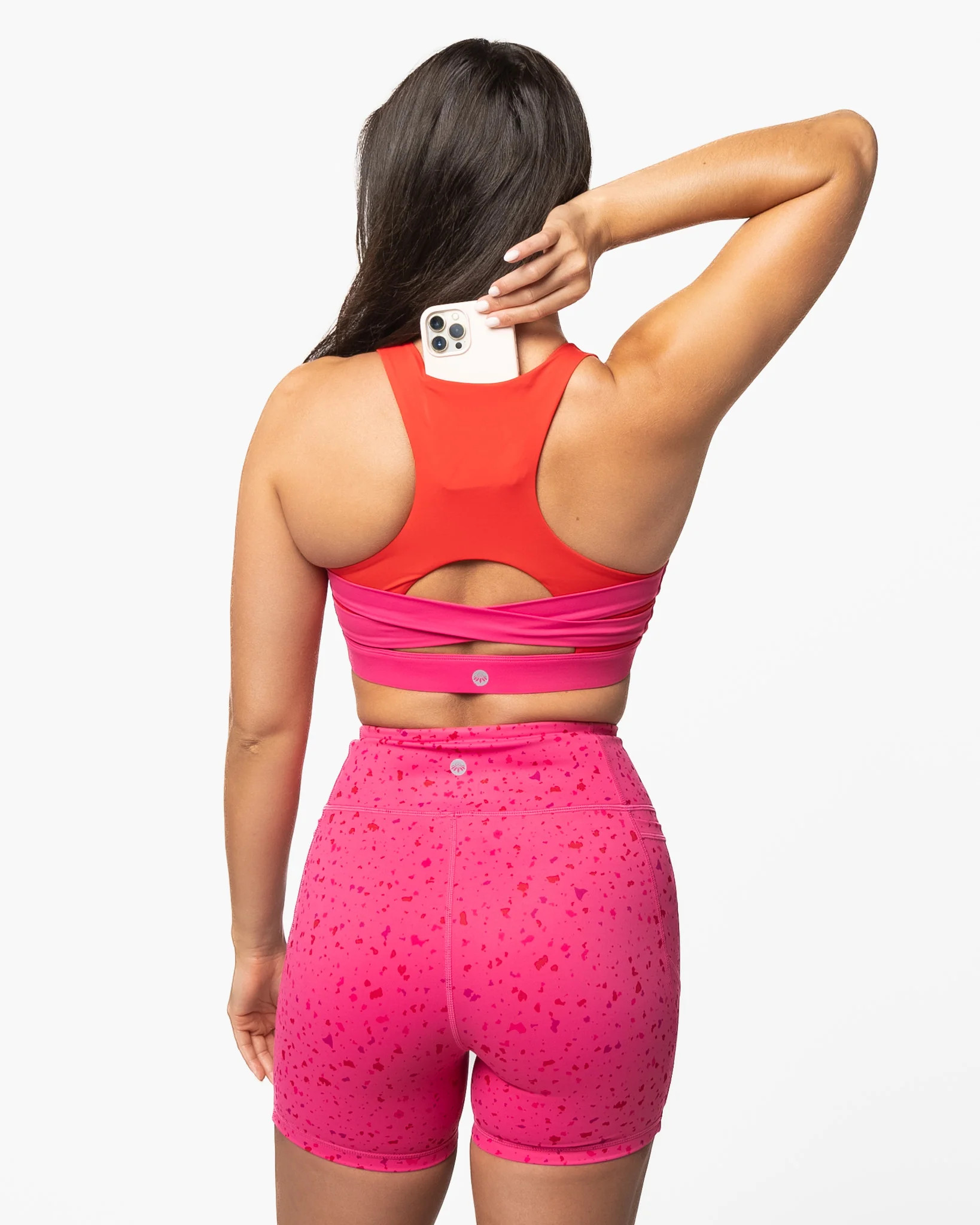 Ascend Racerback Bra - Hibiscus & Heartthrob | Senita Athletics