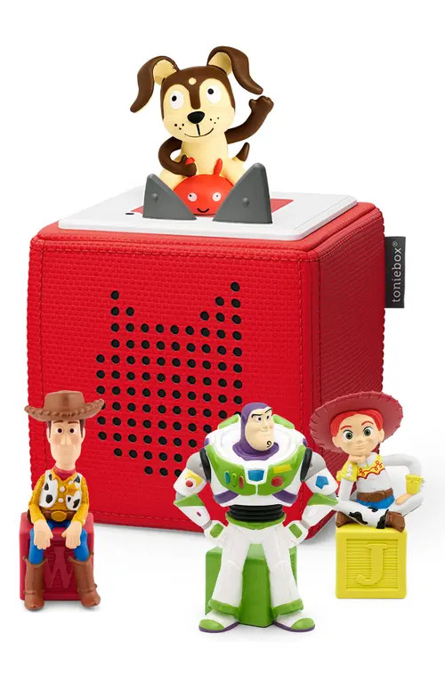 tonies Red Toniebox Playtime Puppy Starter Set & Pixar® 3-Pack Tonie Audio Character Bundle in Multicolor at Nordstrom | Nordstrom