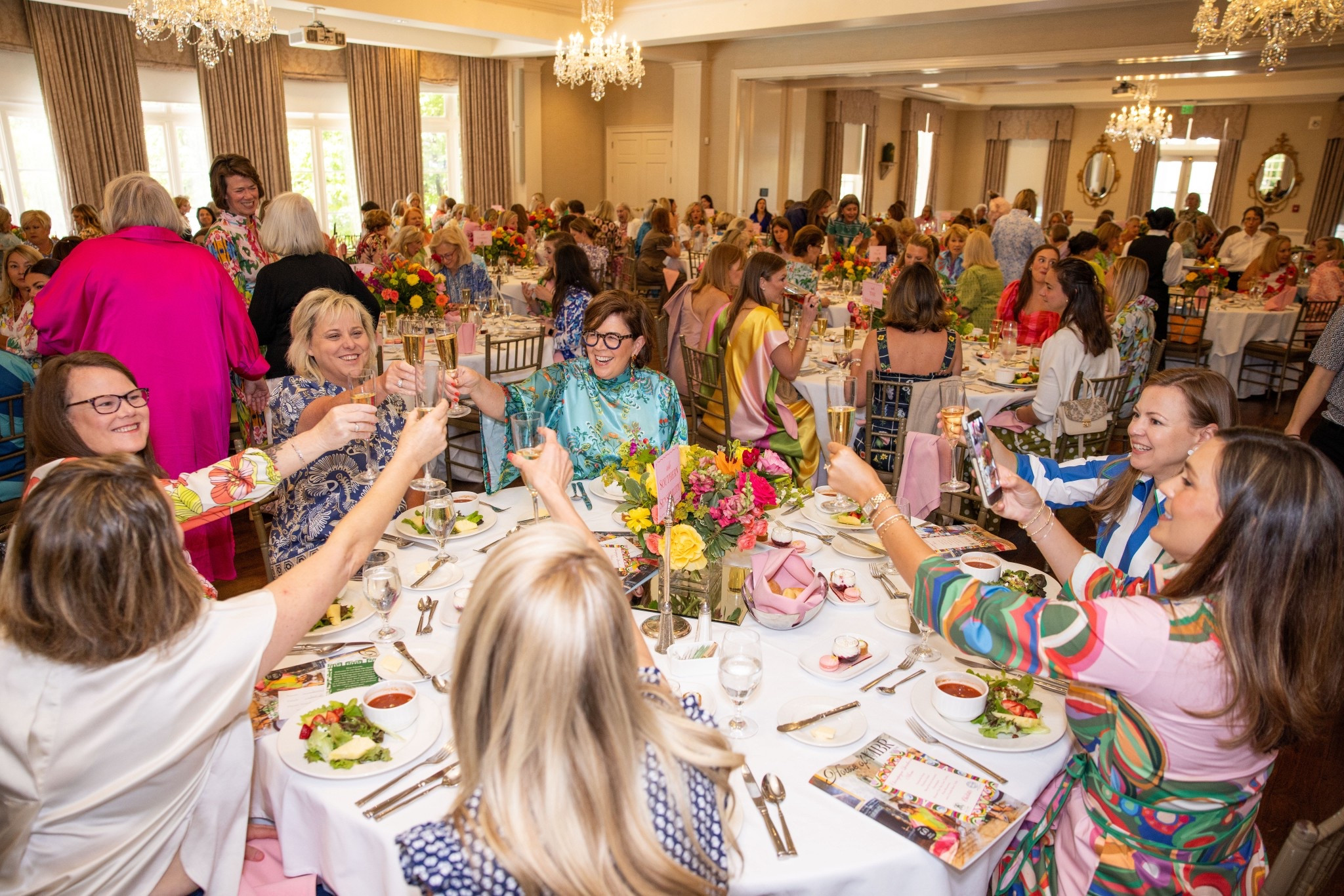 Champagne Luncheon at The Carolina Country Club to celebrate The House of MBR  