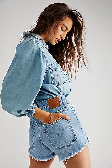 Levi’s 501 High-Rise Denim Shorts | Free People (Global - UK&FR Excluded)