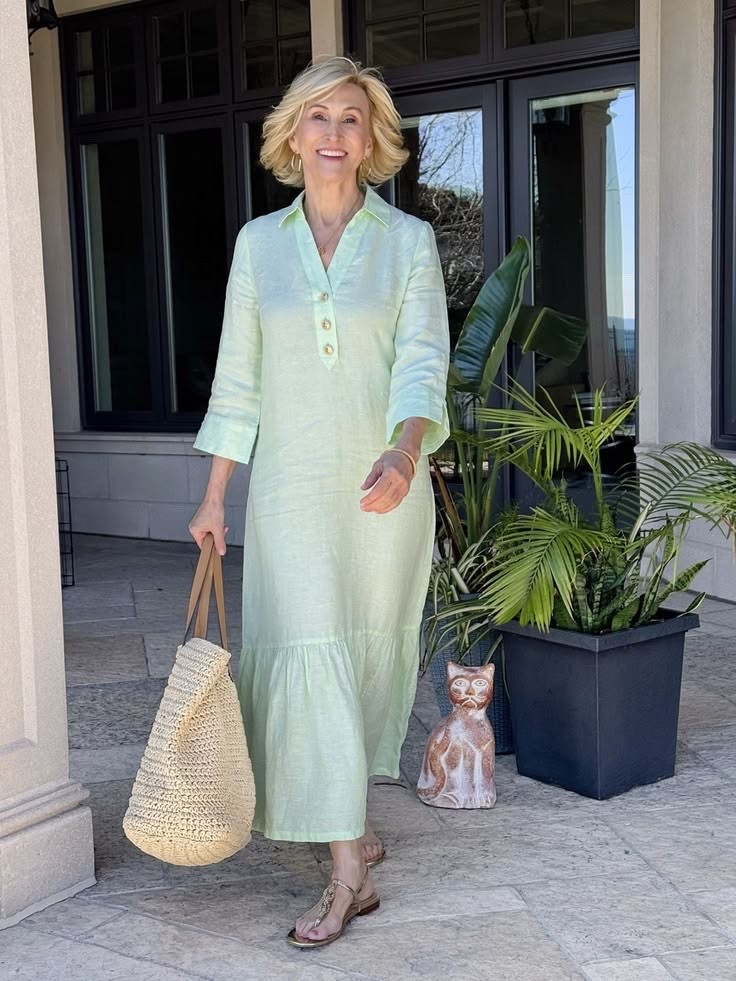 Can we talk about colour for a minute? 💚

I know it can feel a little intimidating to step outside of our comfort zone, but every now and then a dress comes along that reminds you just how much fun fashion can be. This gorgeous apple green maxi dress from Lilly Pulitzer is exactly that.

It’s fresh, vibrant, and one of those pieces that instantly lifts your mood the moment you put it on. Sometimes all it takes is a beautiful colour and a flattering silhouette to make you stand a little taller and smile a little bigger.

#LTKSeasonal #LTKOver40 #LTKootd