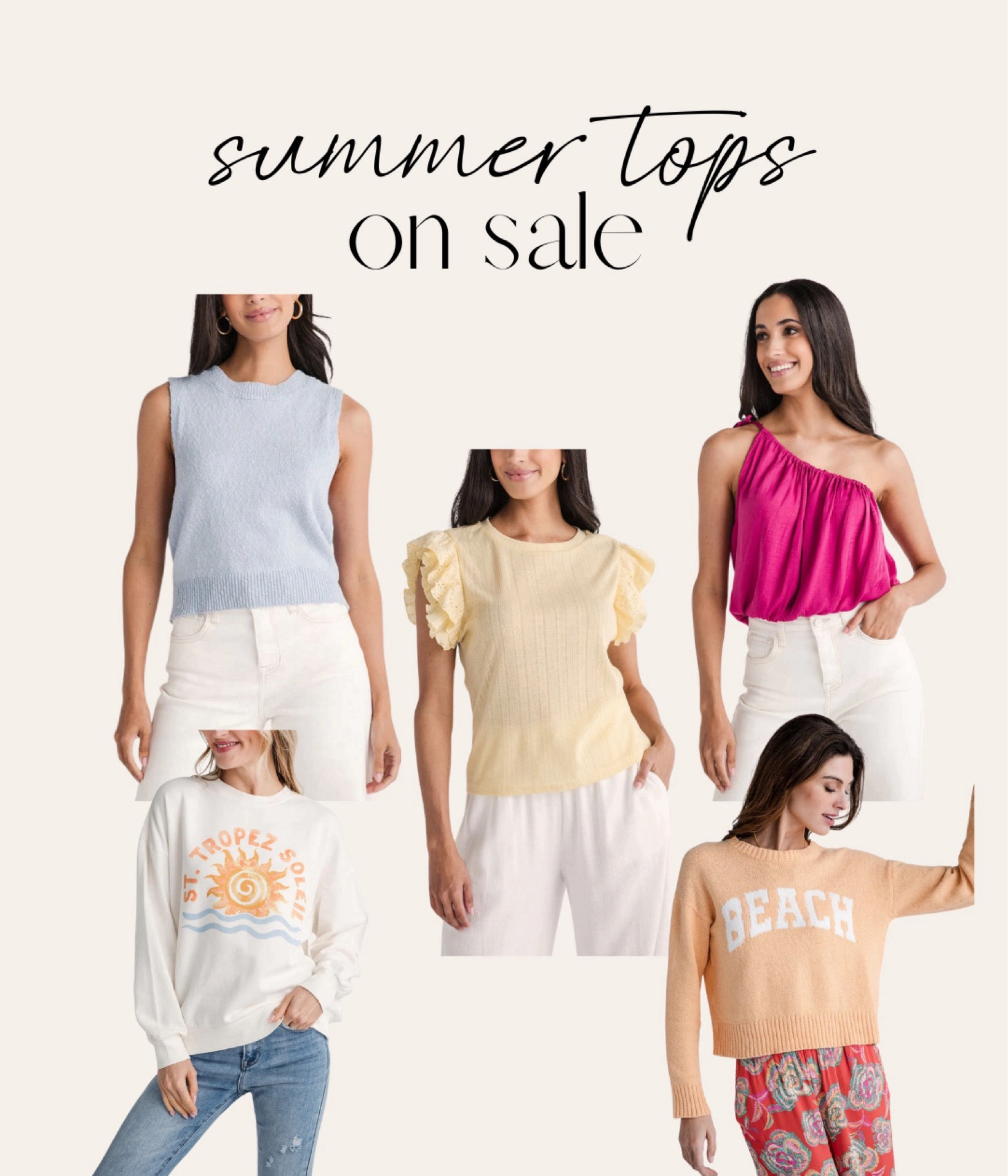 summer tops on sale 🫶🏻

summer tops, summer style, graphic tee 

#LTKStyleTip #LTKSeasonal #LTKSaleAlert
