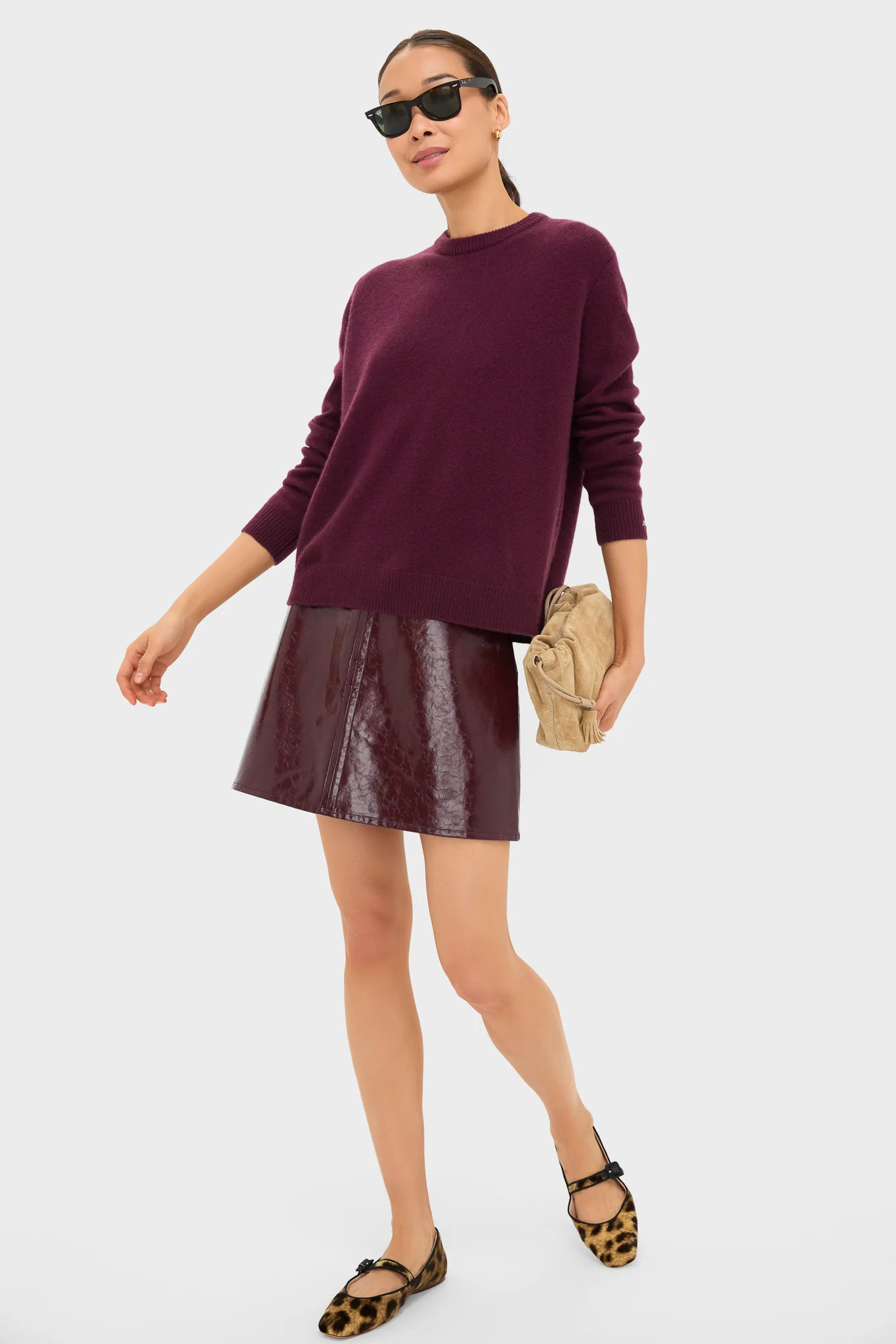 Winetasting Cashmere Bodie Boyfriend Crewneck | Tuckernuck (US)