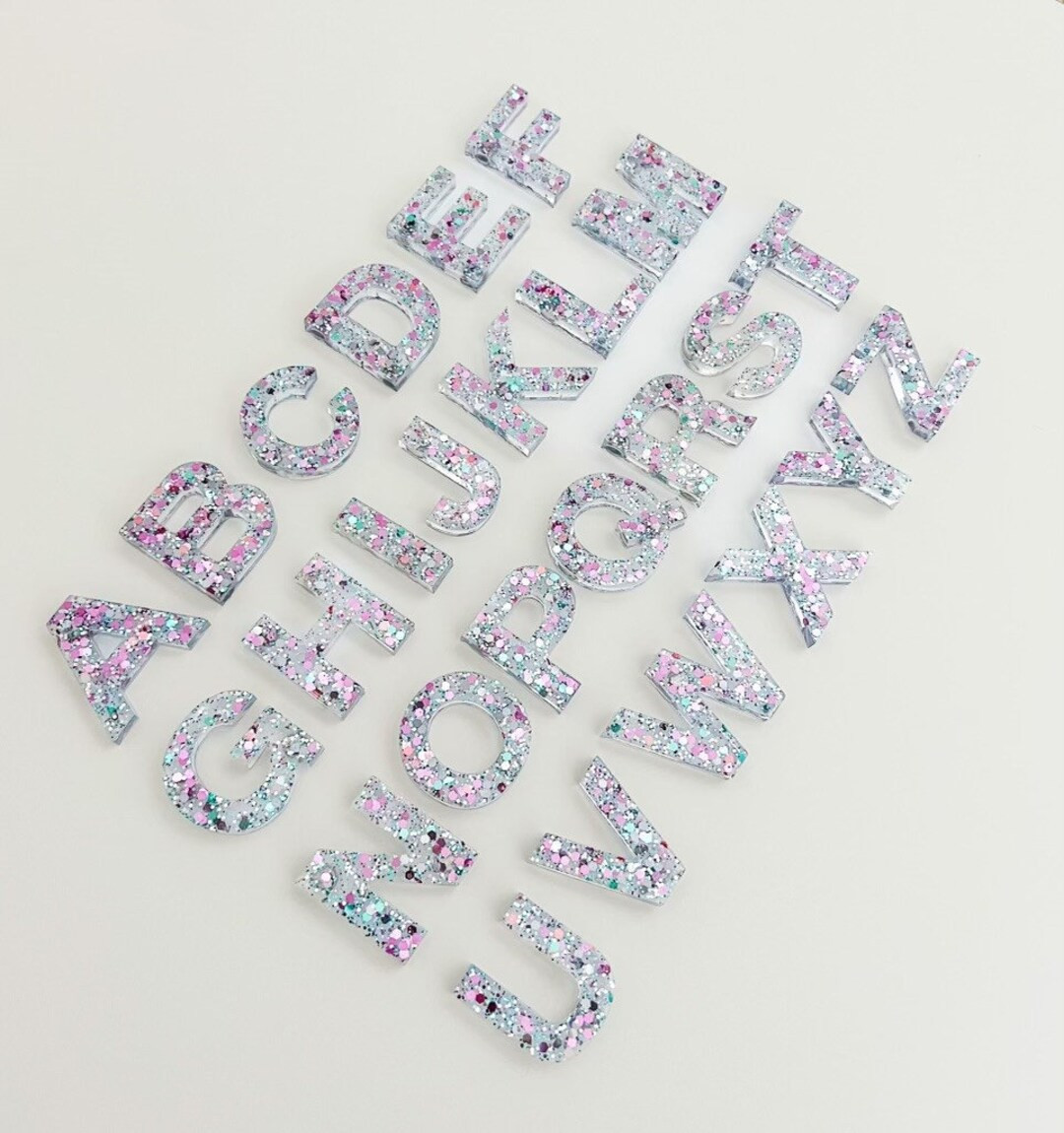 WHAT A GEM Resin Letters | Resin Alphabet Letters | Magnetic Alphabet | Made to Order | Sensory P... | Etsy (US)