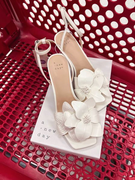 Floral heels from Target! They come in multiple colors, and they also have a sandals version! 

#sandals #shoes #target #summer #spring #wedding #travel #heels 

#LTKshoecrush #LTKstyletip #LTKfindsunder50