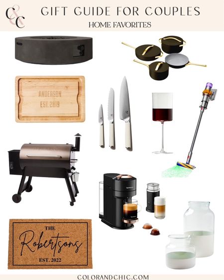 Gift guide for couples with some of my favorite home items! Linking below my Serena & Lily vases, Dyson 15 vacuum, Caraway pan set, Nespresso Next and so much more!

#LTKstyletip #LTKhome #LTKGiftGuide