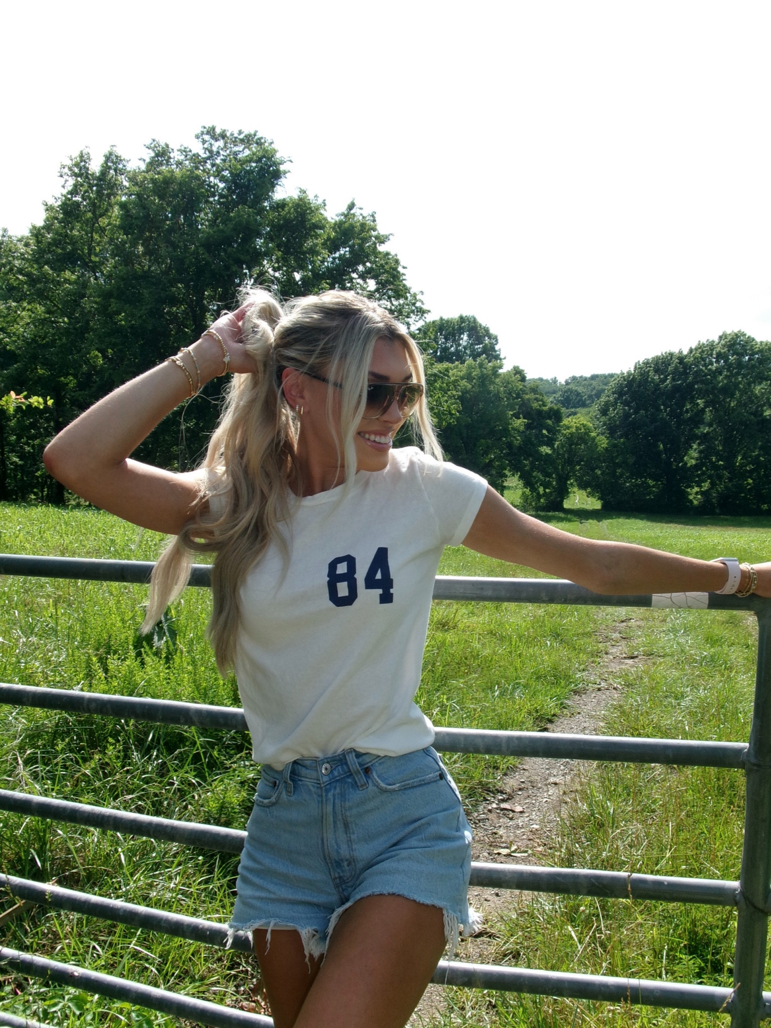Outfit from my favorites folder<3🤍🍒🤠 Comfy and casual! Perfect to pair with boots for a country concert. Could not link exact Brandy Melville shirt so I am linking similar:) 

#LTKSeasonal #LTKStyleTip