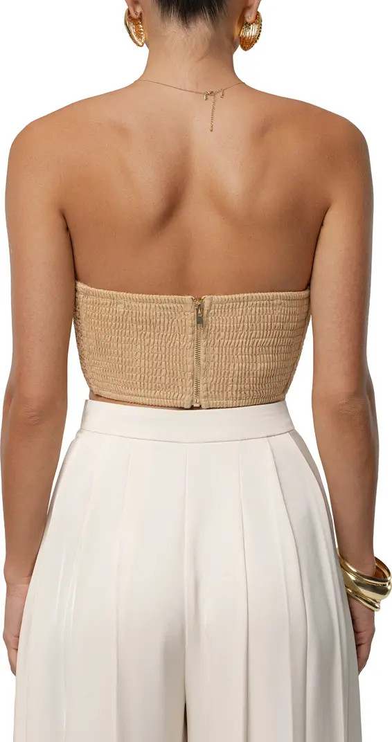 Sail Away Plunge Bustier Crop Top | Nordstrom