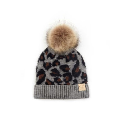 Kids' C.C. Leopard Pom Beanie | Scheels